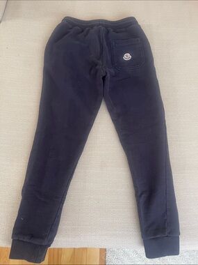 Moncler Black Logo Back-Patch Jogger Sweatpants
